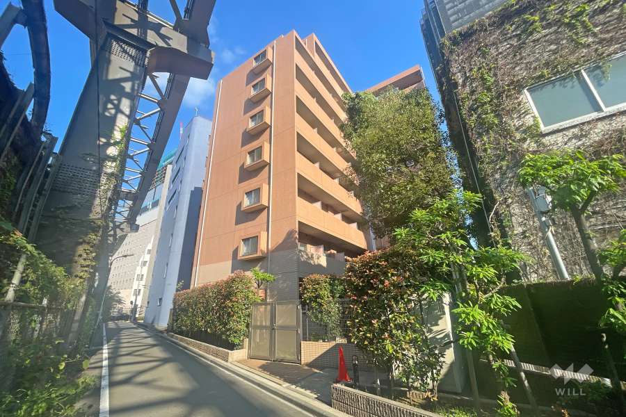 スカイコート浜松町の外観（南西側から）