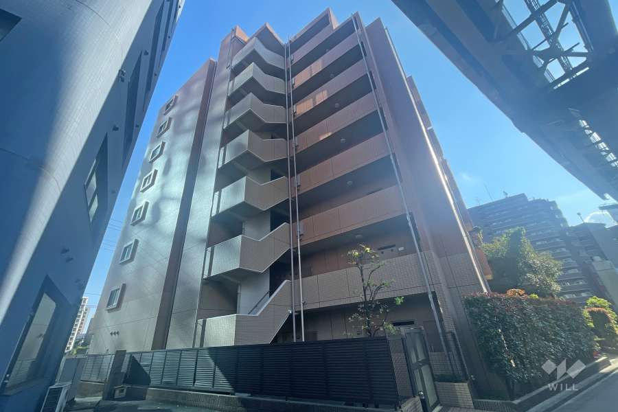 スカイコート浜松町の外観（北西側から）