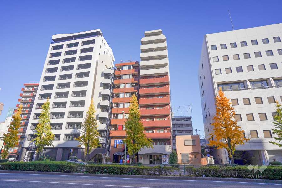 ステージファースト南麻布の外観（南西側から）