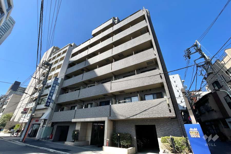 ルーブル白金高輪弐番館の外観（北東側から）
