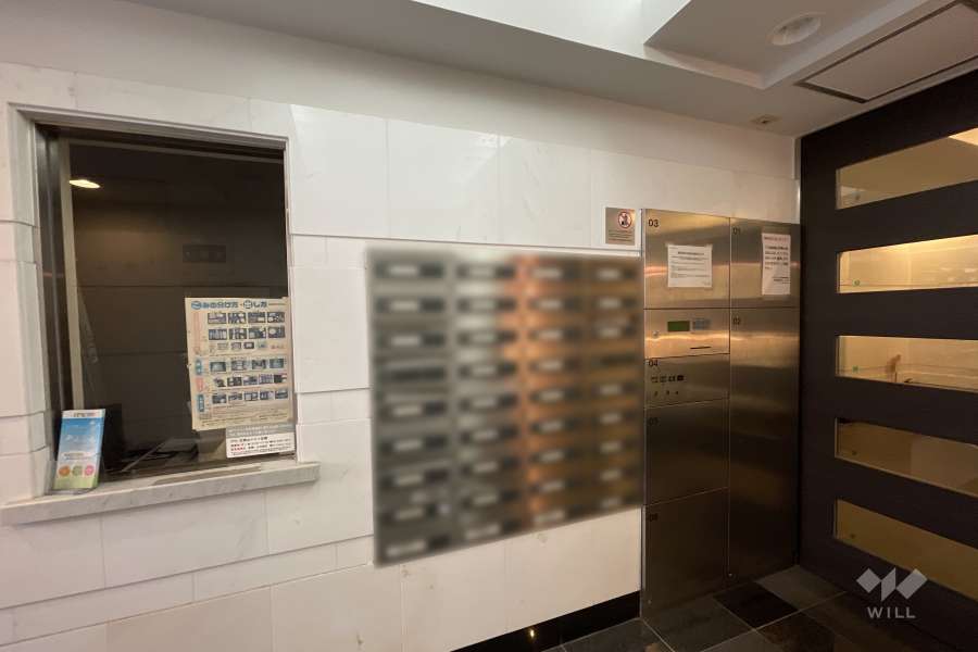 共用ポストと宅配ボックス