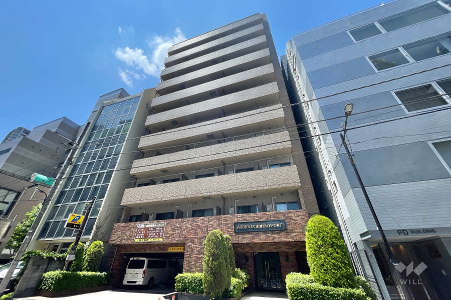 トーシンフェニックス芝浦ベイフォートの外観（南東側から）