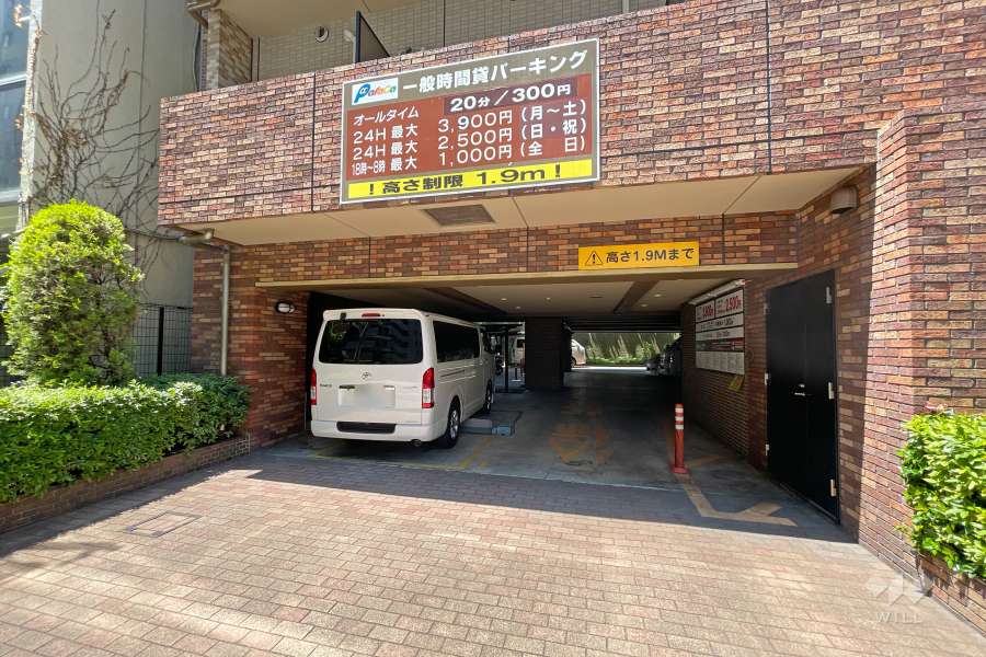 敷地内にあるコインパーキング