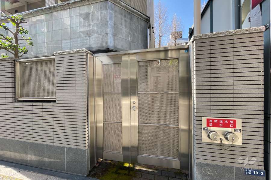 駐輪場の出入り口　