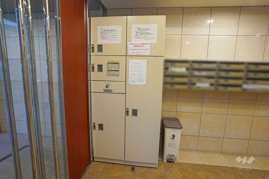 共用ポストと宅配ボックス