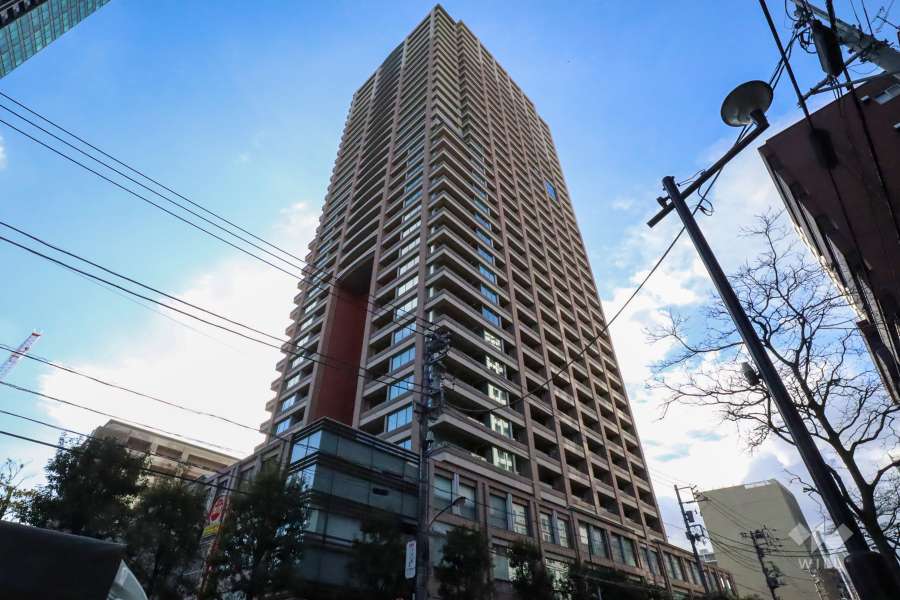 パークコート麻布十番ザタワーの外観（北東側から）