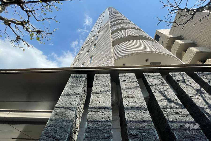 乃木坂パークハウスの外観(南西側から)