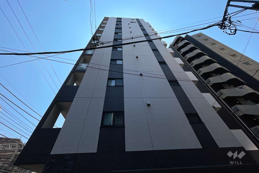 プレミアムキューブ三田の外観（北東側から）