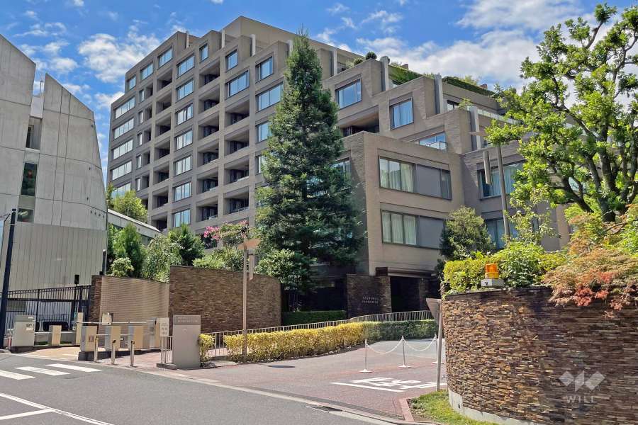 麻布台パークハウスの外観（北東側から）