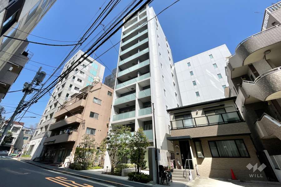 ブランズ麻布十番の外観（南西側から）