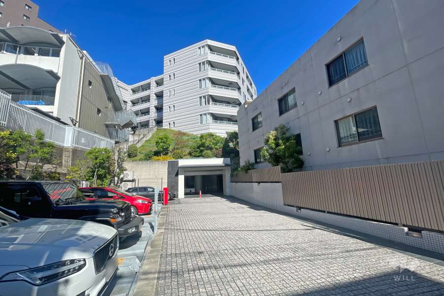 シティインデックス三田伊皿子坂の外観（南側から）