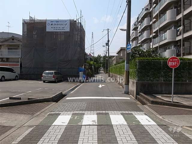 敷地南側の通り