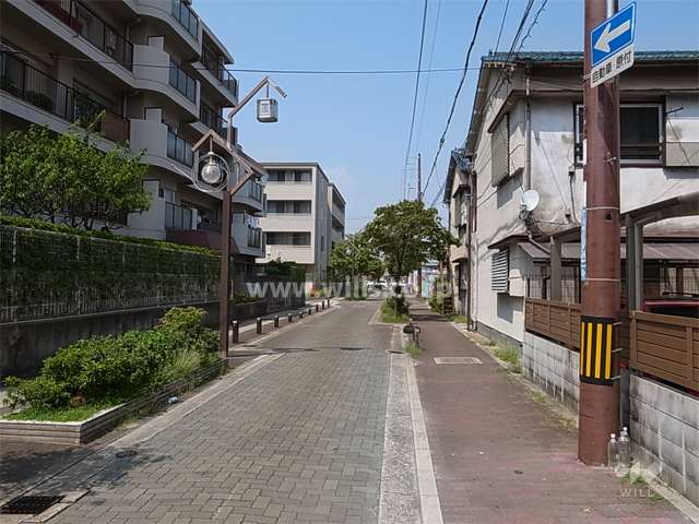 敷地東側の通り