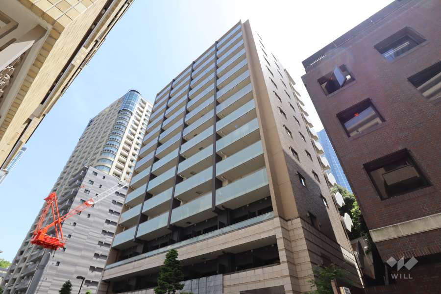 ザ・パークハウス愛宕虎ノ門の外観（南西側から）