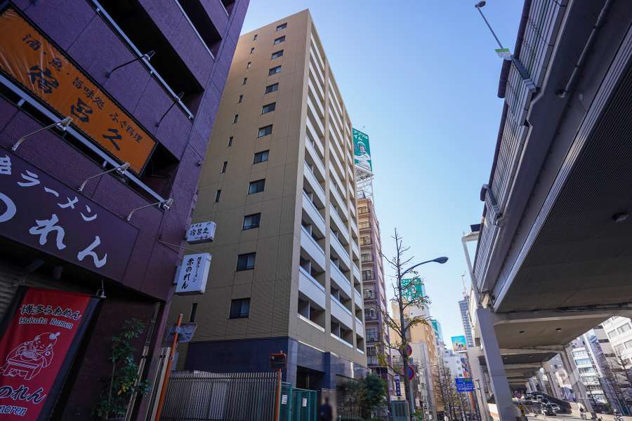 イニシアイオ西麻布の外観（北東側から）