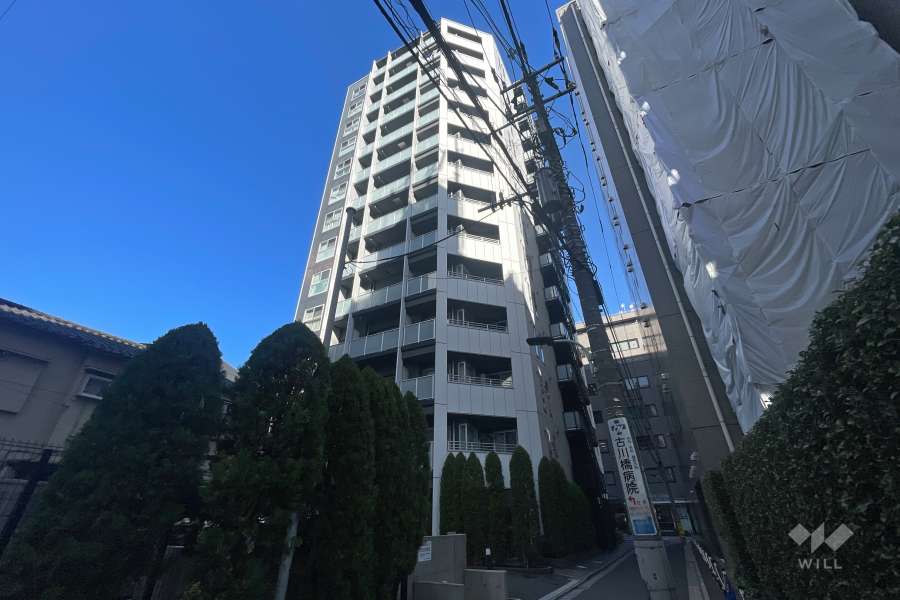 クレヴィア南麻布の外観（南側から）