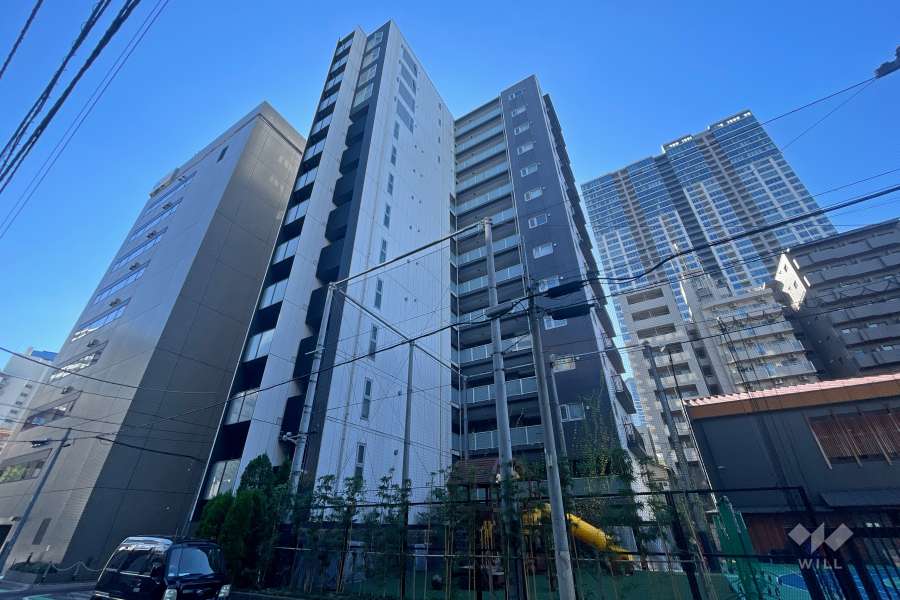 クレヴィア南麻布の外観（北西側から）