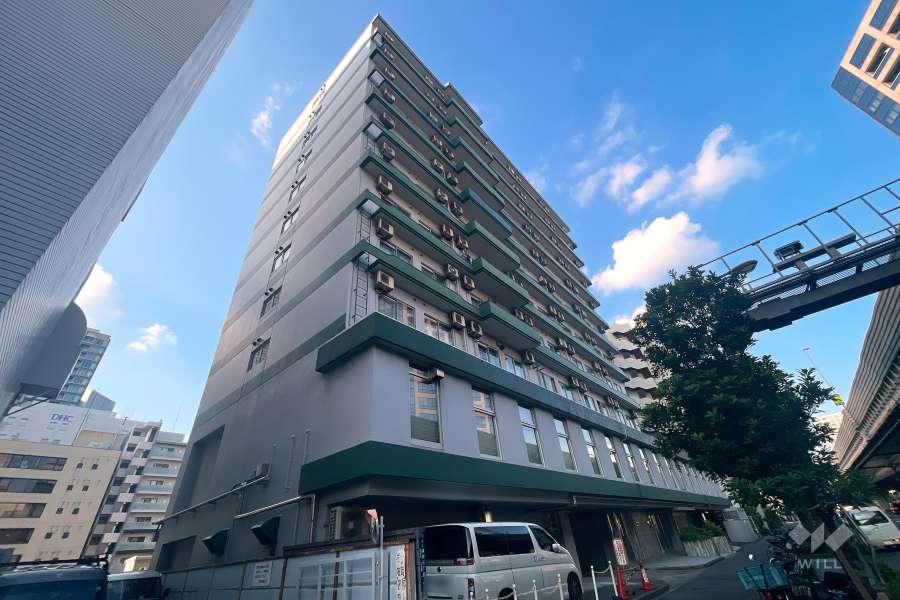 サンハイム田町の外観（南東側から）