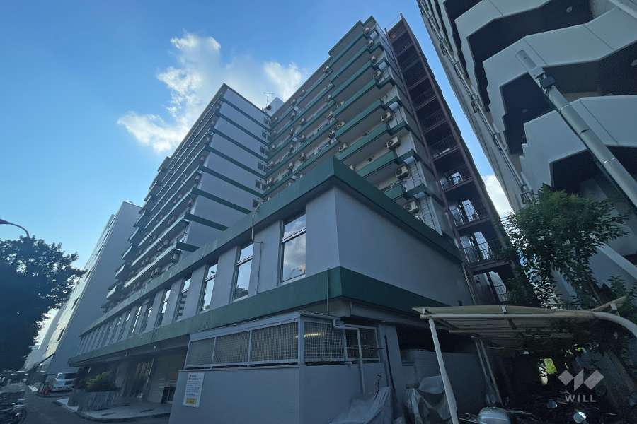 サンハイム田町の外観（北東側から）