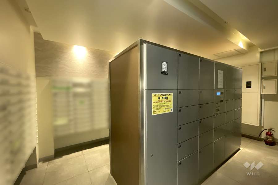 共用ポストと宅配ボックス