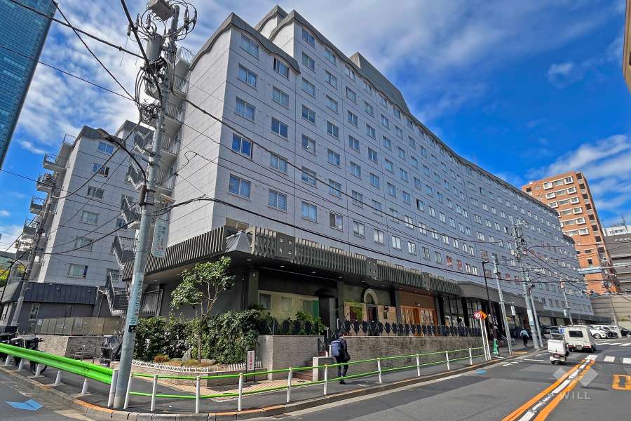 秀和赤坂レジデンシャルホテルの外観（南東側から）