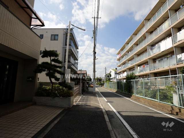 敷地南側の前面道路