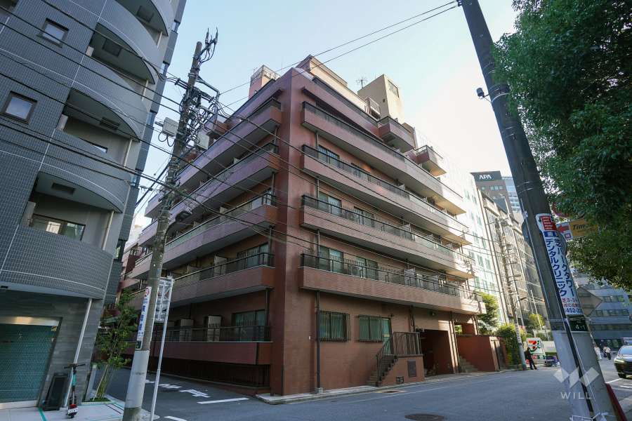三田富洋ハイツの外観（西側から）