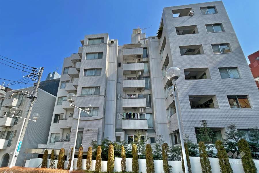 ソフトタウン赤坂の外観（南西側から）