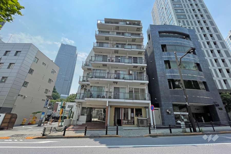 パレドール乃木坂の外観（北側から）