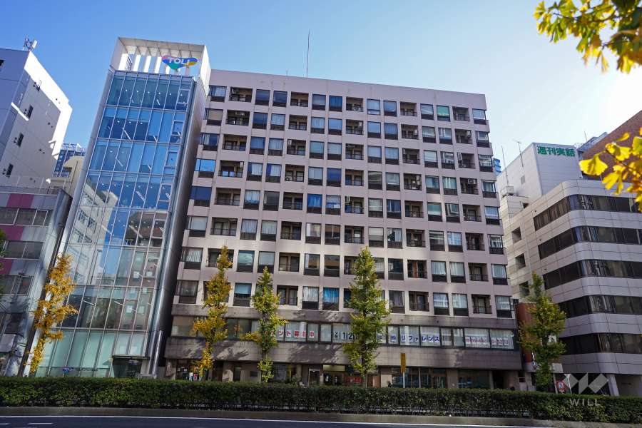 東新橋ビルの外観（西側から）