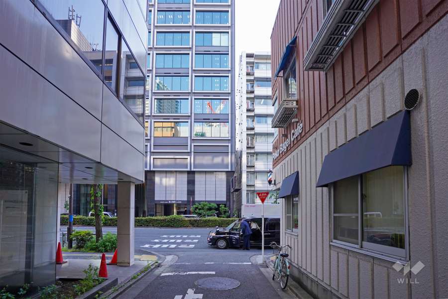 敷地南西側の前面道路