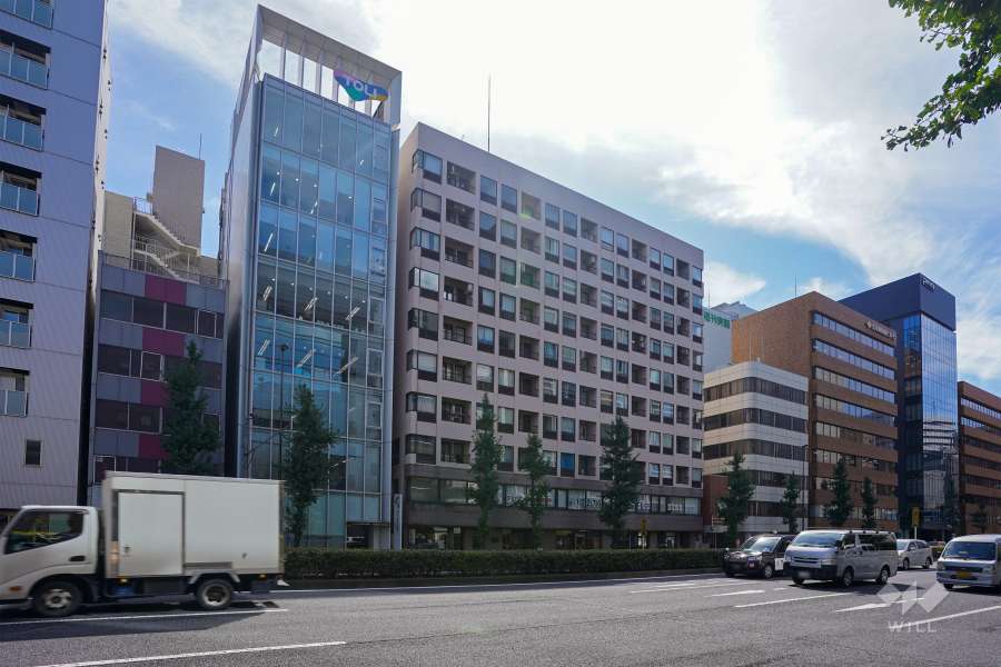 東新橋ビルの遠景