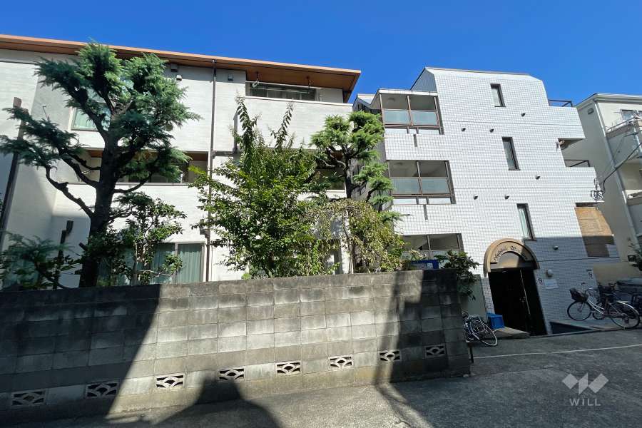 シルフィード白金の外観（南西側から）