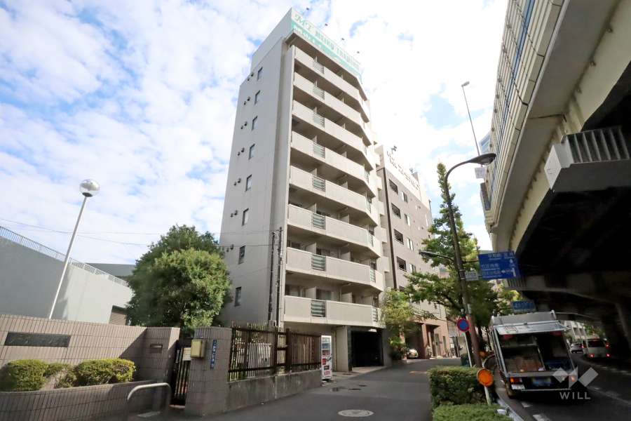 フューティバル汐留浜離宮パークサイドシティの外観(北西側から)