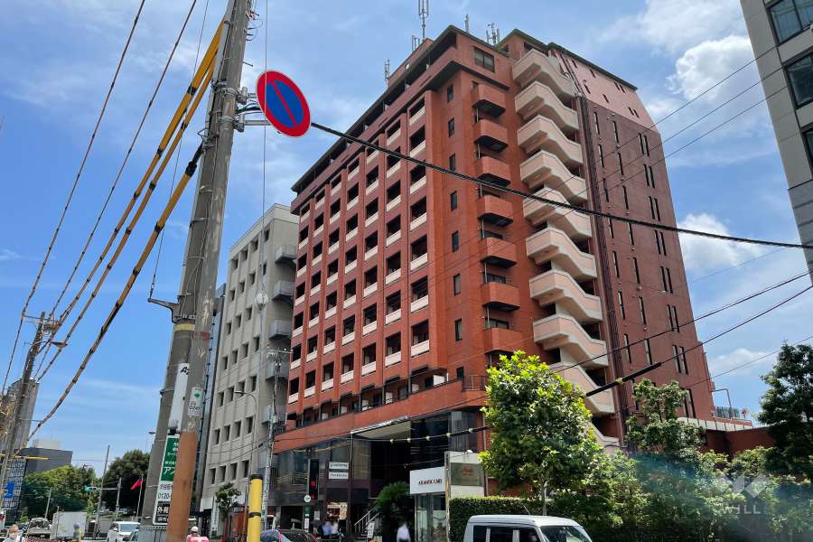 飯倉ヒルズの外観（北側から）