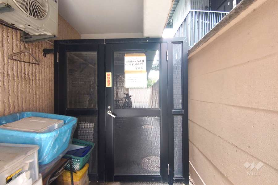 駐輪場の出入り口