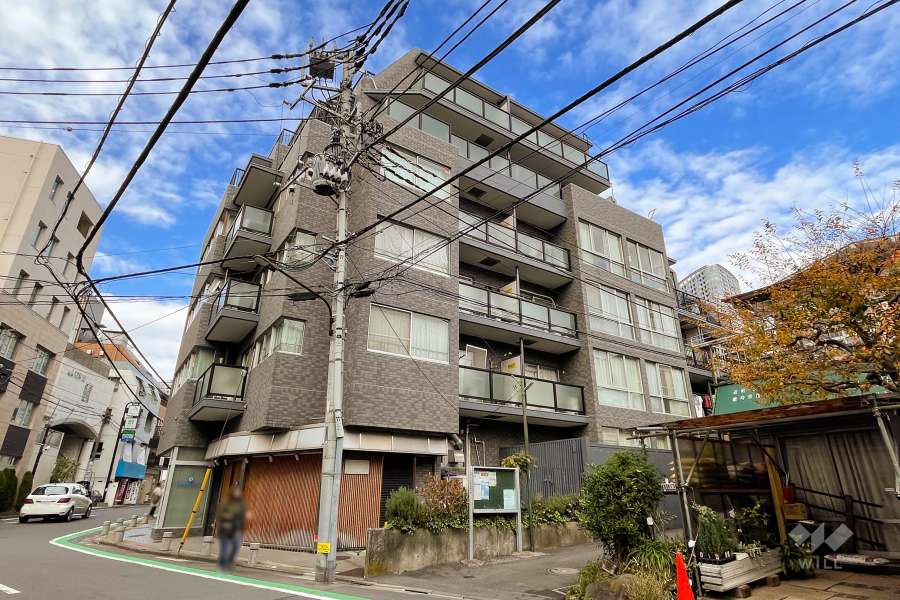 ハイツ赤坂の外観（南東側から）