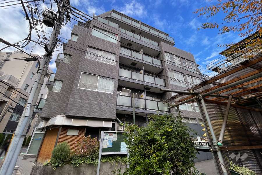 ハイツ赤坂の外観（南東側から）