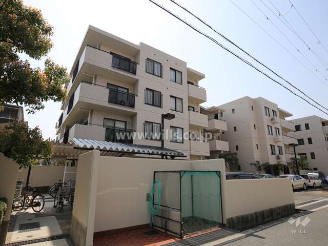 武庫之荘パーク・ハイムの外観（北東側から）