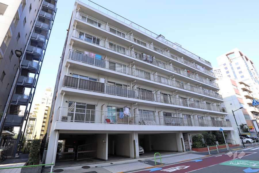 田町ダイヤハイツの外観（南東側から）