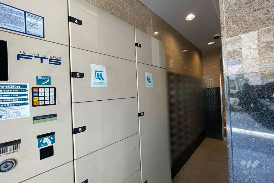 共用ポストと宅配ボックス