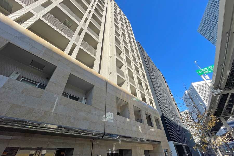 パレステュディオ六本木イースト2の外観（南西側から）