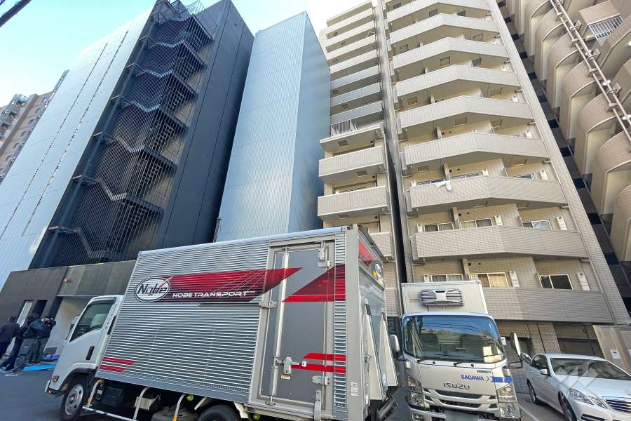 パレステュディオ六本木イーストの外観（北東側から）