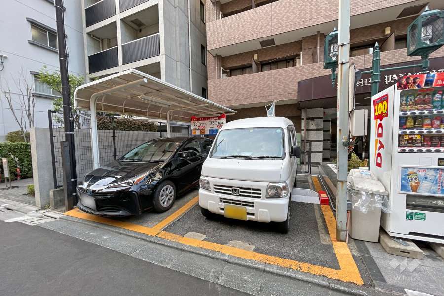 敷地内にあるコインパーキング