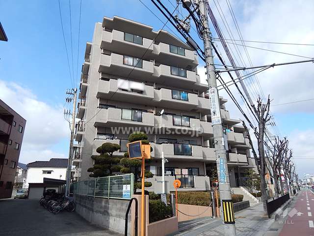 サンマンション塚口5の外観（南東側から）