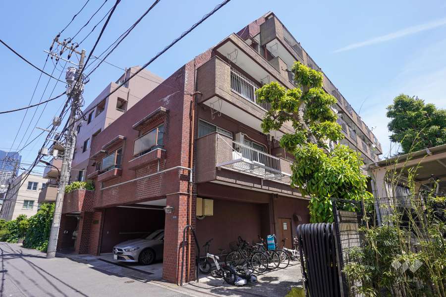 セントラル三田の外観（南西側から）