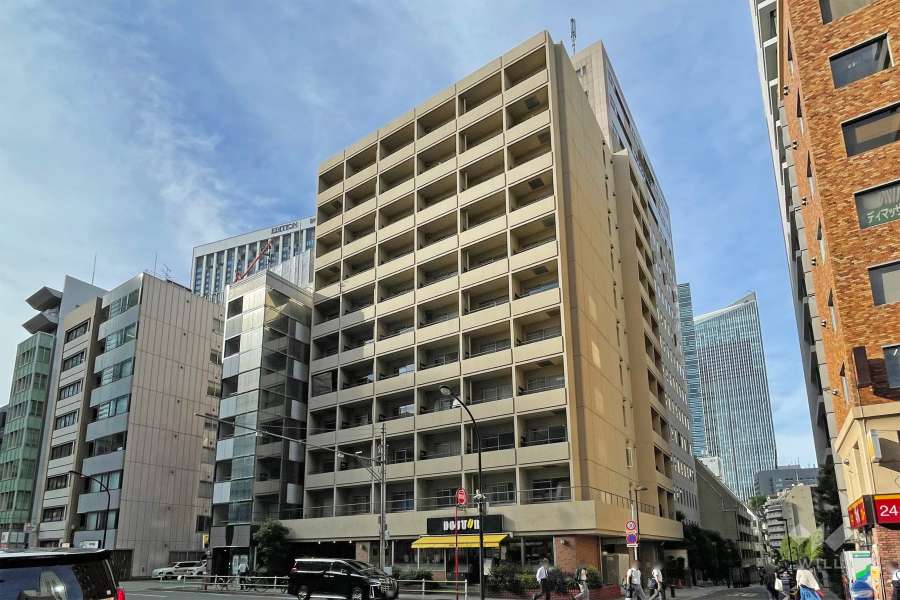 ステュディオ虎ノ門の外観（南東側から）