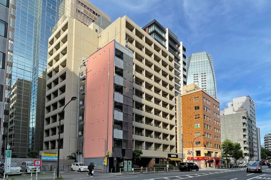 ステュディオ虎ノ門の外観（南西側から）