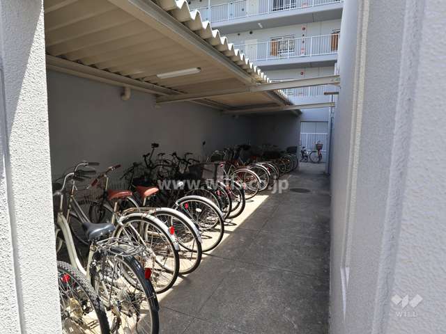 物件の駐輪場