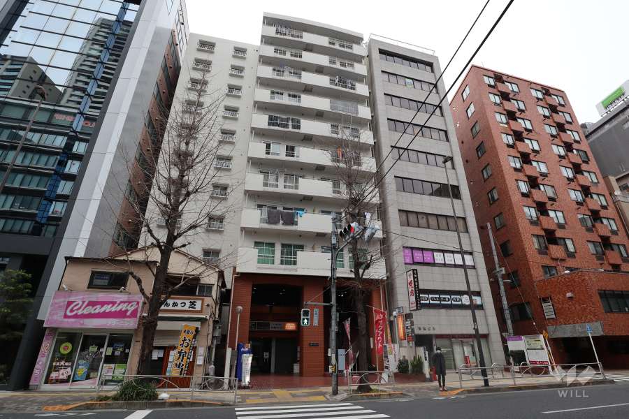 三田ハイデンスの外観（南西側から）